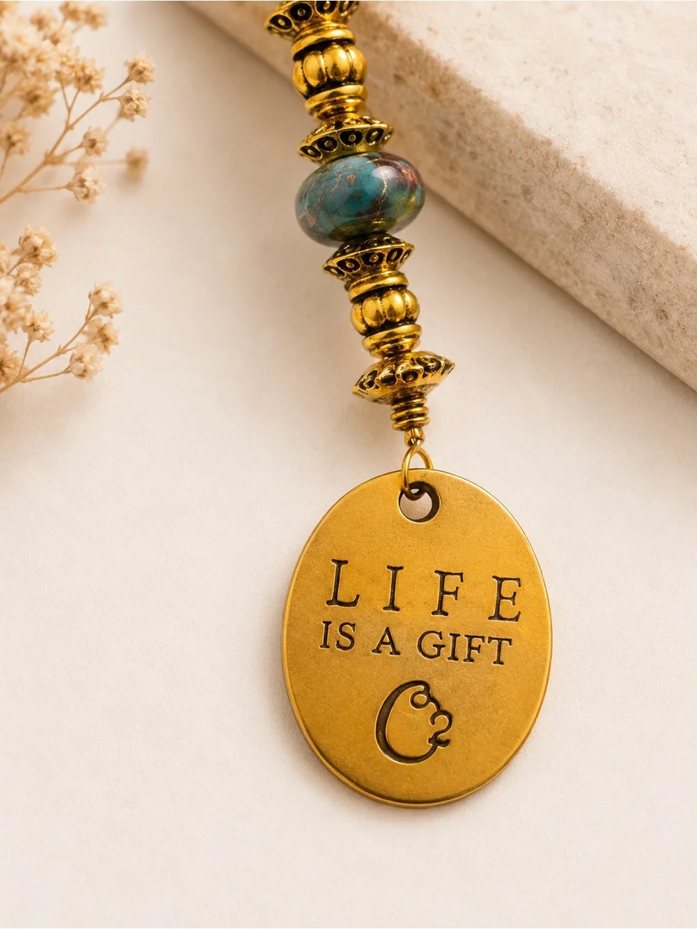 Luxe Tree of Life Bag Charm